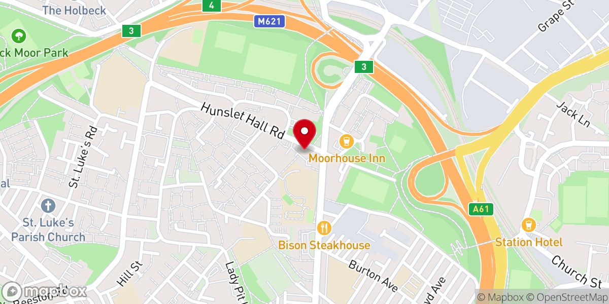 Map showing location of South Bank Sanctuary