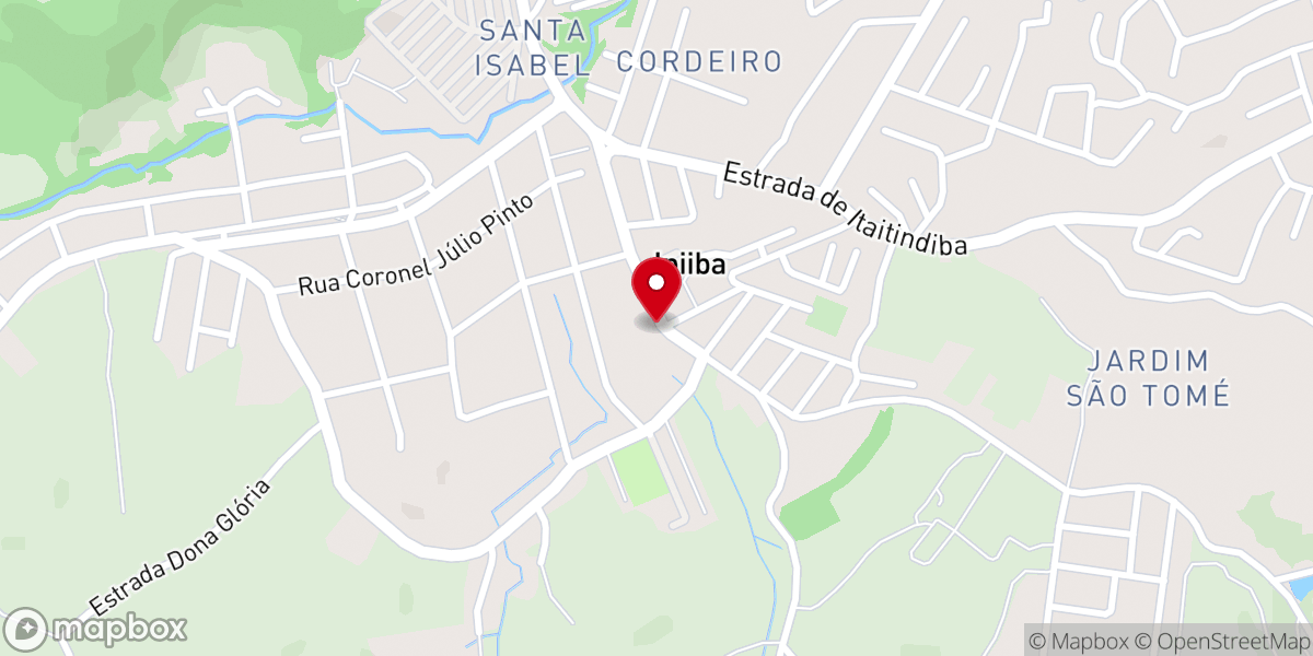 Map showing location of Igreja Santa Isabel