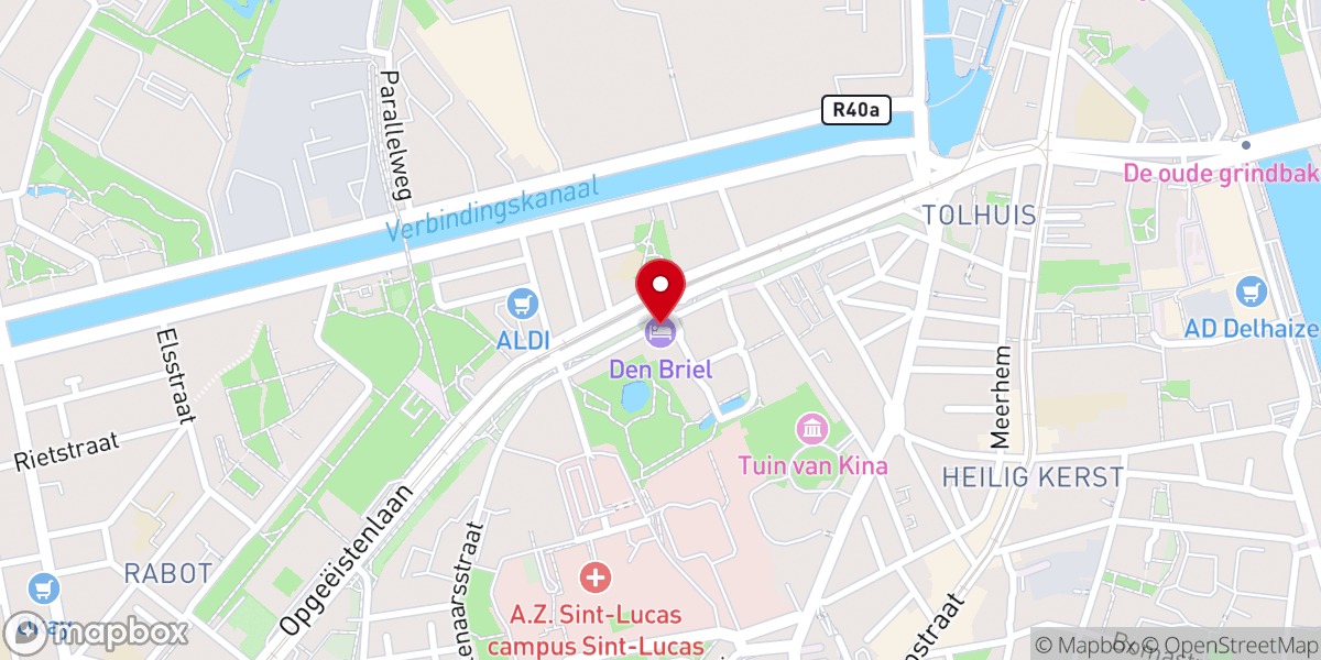 Map showing location of Iglesia de Dios Ministerial de Jesucristo Internacional - IDMJI - CGMJI -- BE-Gent