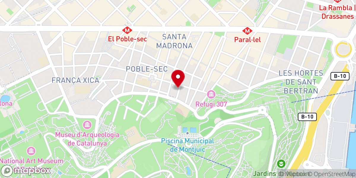 Map showing location of Parròquia de Sant Salvador d'Horta