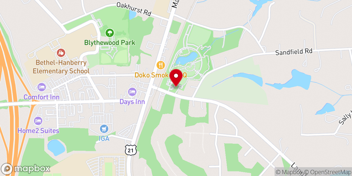 Map showing location of Doko Meadows Park