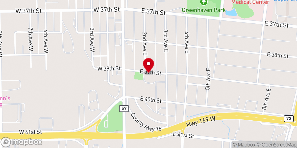 Map showing location of Victory Christian Academy