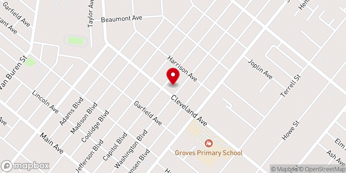 Map showing location of Event Rental At First United Methodist Church