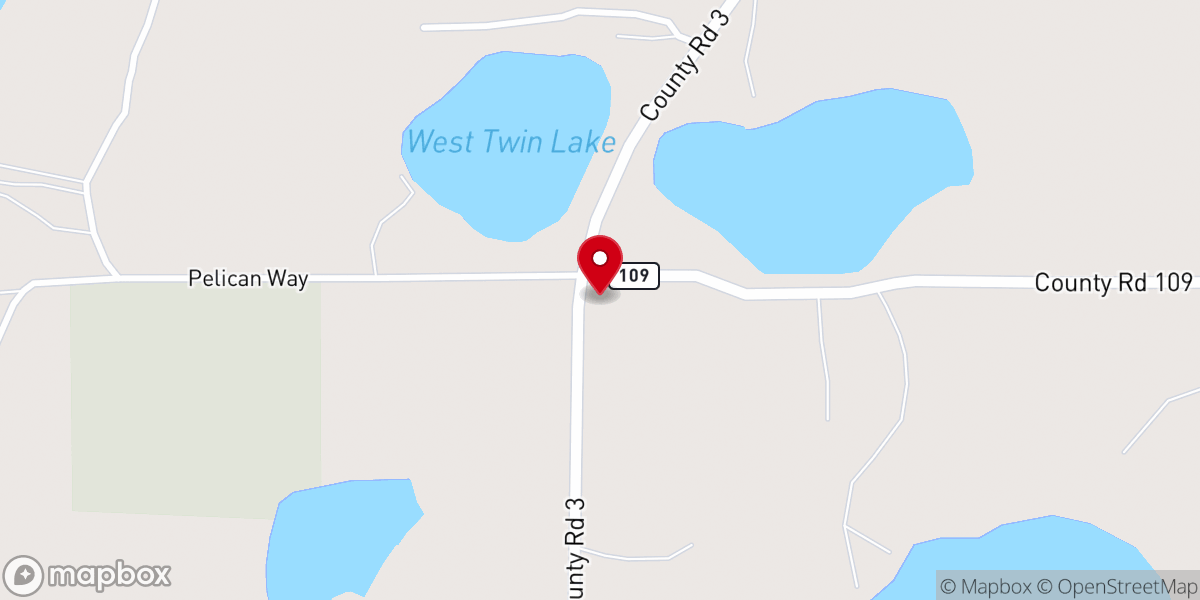 Map showing location of Ossipee Community Church