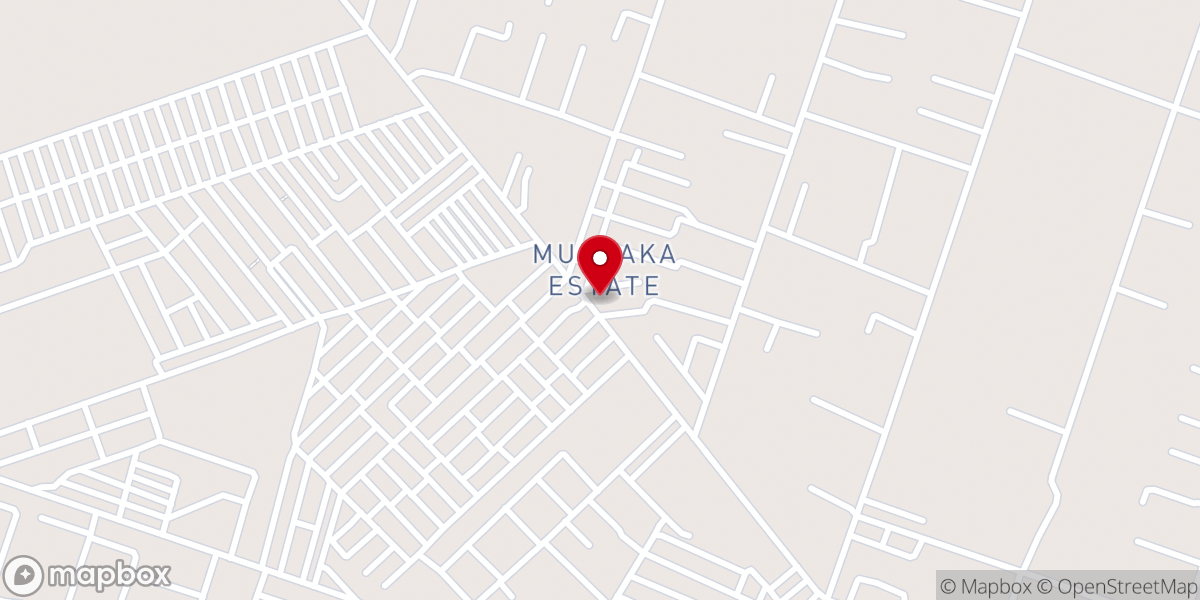 Map showing location of P.C.E.A Church - Munyaka