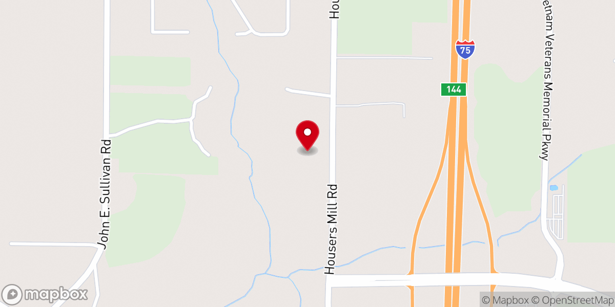 Map showing location of Harmony Community Church