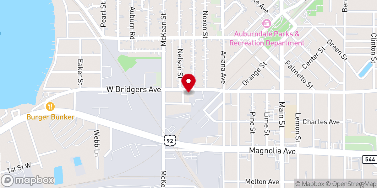 Map showing location of Victory Deliverance Center
