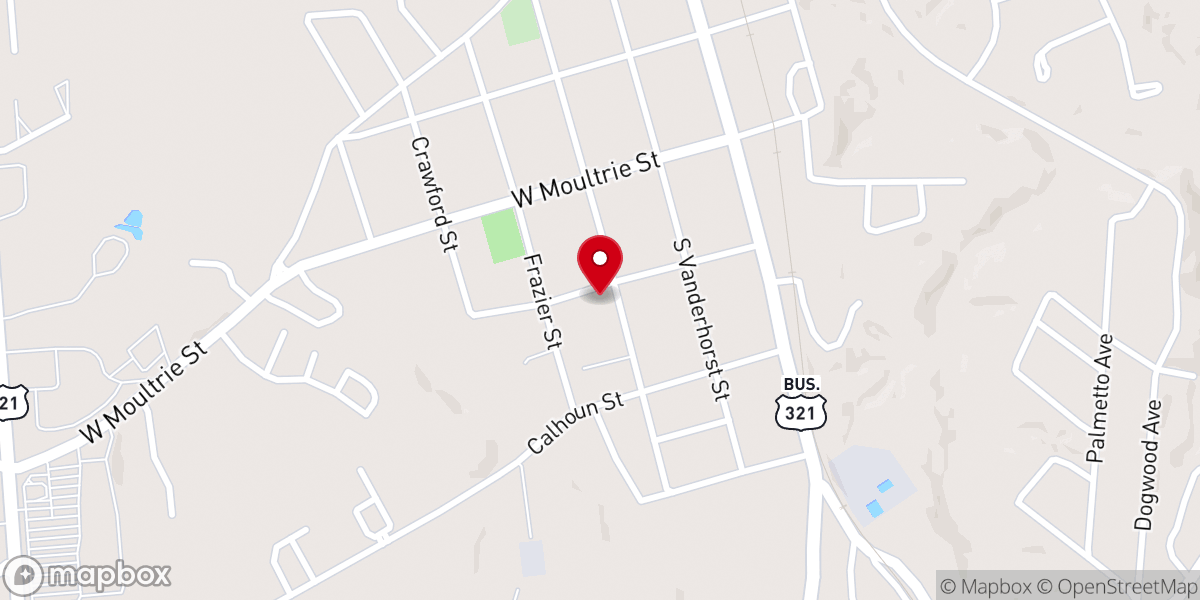 Map showing location of Wayman Chapel