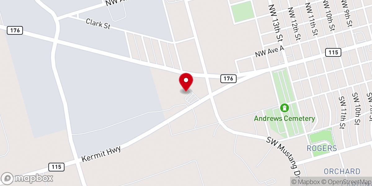 Map showing location of Jubilee For Jesus Ministries
