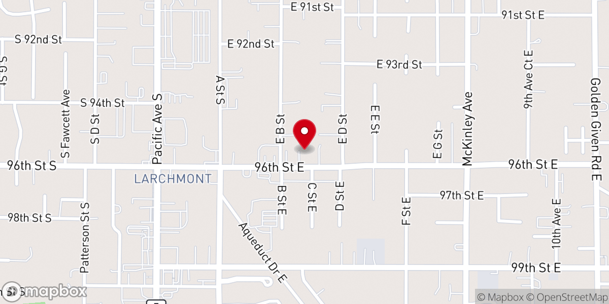 Map showing location of All Saints Episcopal Church