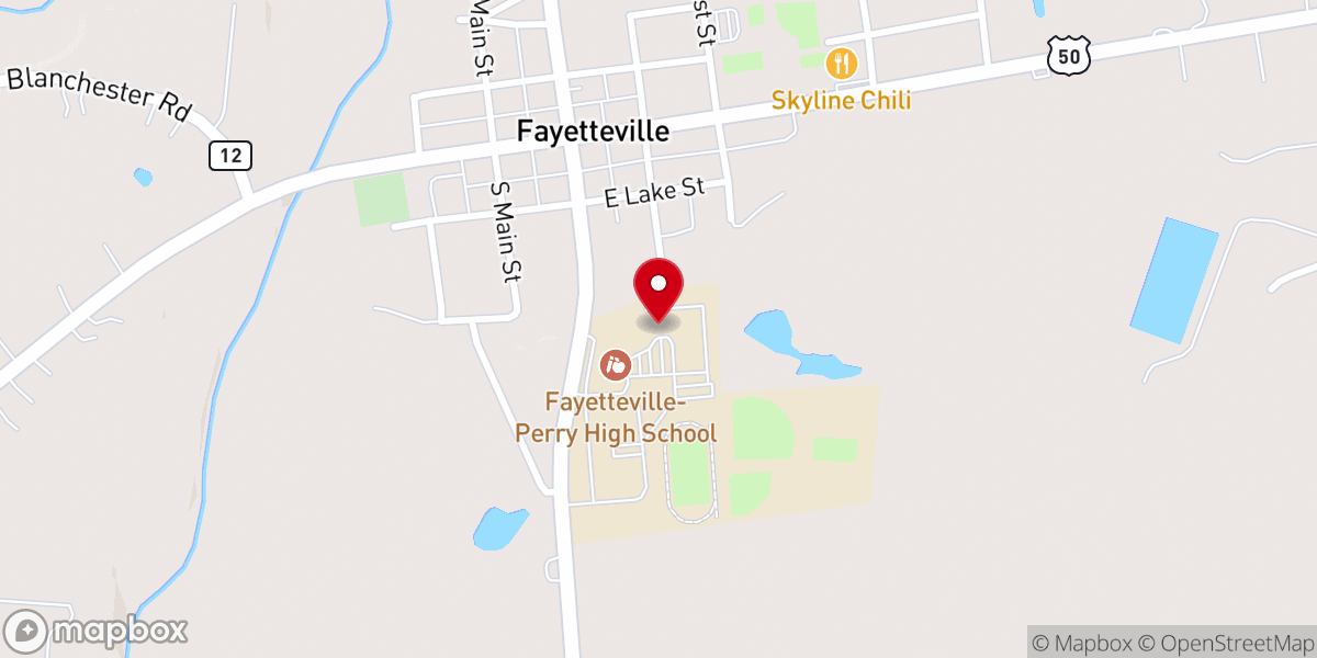 Map showing location of Restoration Baptist Church