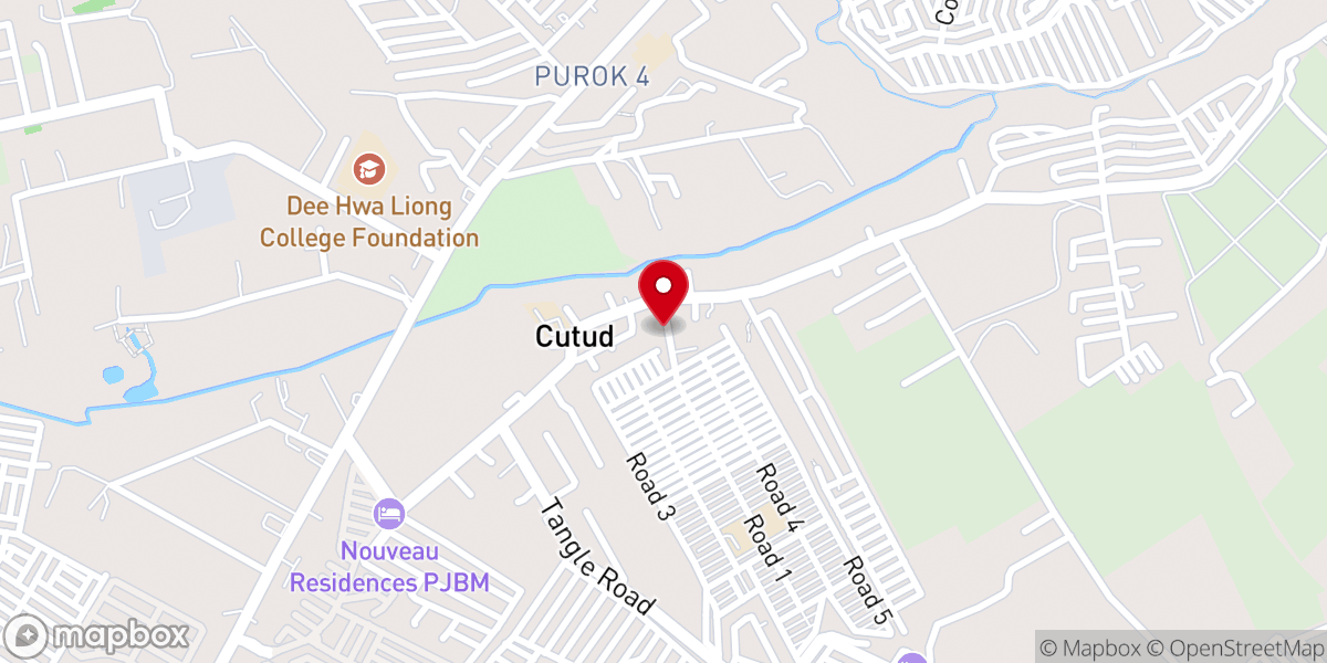 Map showing location of Cutud Northville Baptist Church