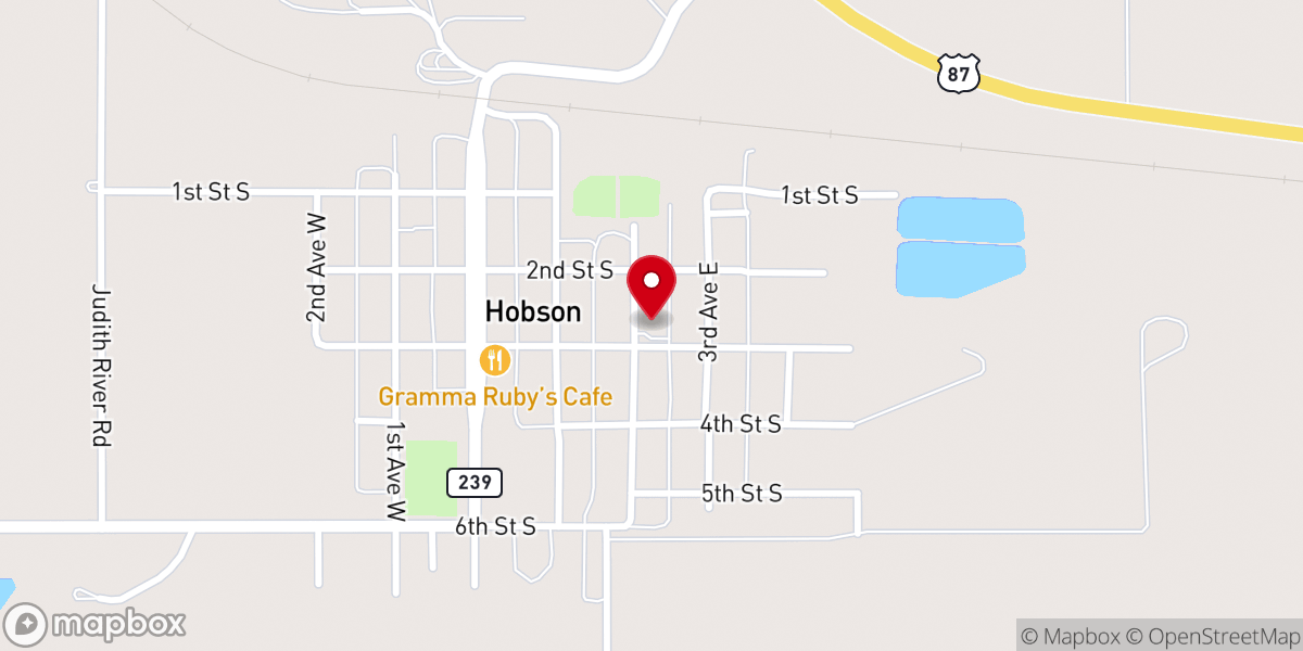 Map showing location of Sacred Heart Catholic Church