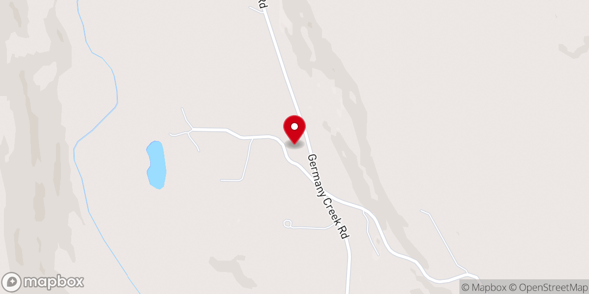Map showing location of Stella Lutheran Chapel-ELCA
