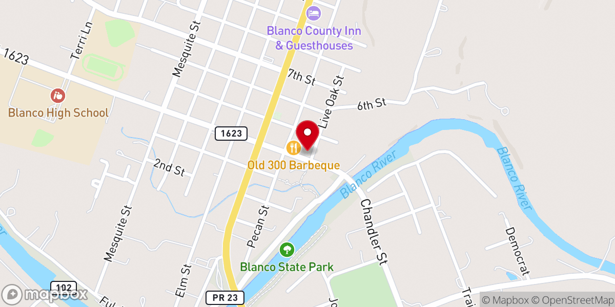Map showing location of Keep Blanco Beautiful Inc
