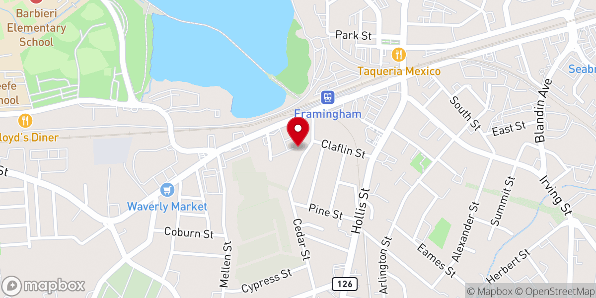 Map showing location of Saint Tarcisius Parish's Office