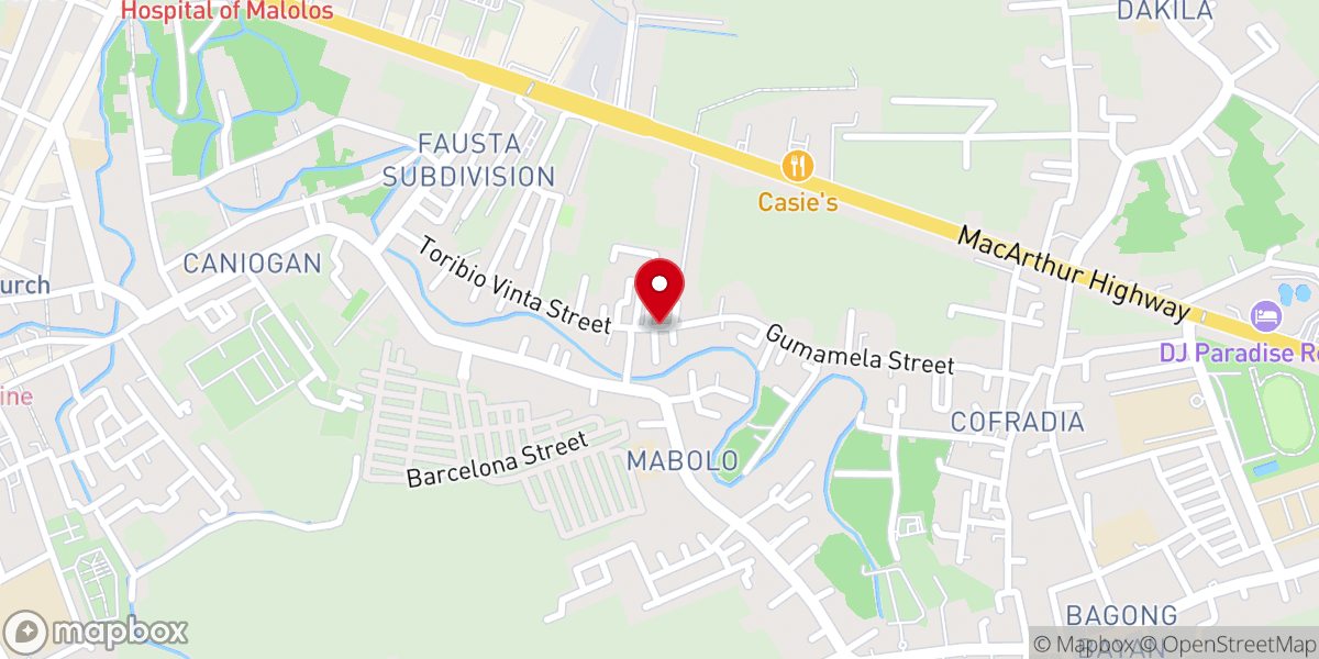 Map showing location of ICCLGIM CHURCH OF MALOLOS