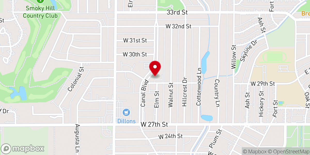 Map showing location of St Michael's Episcopal Church