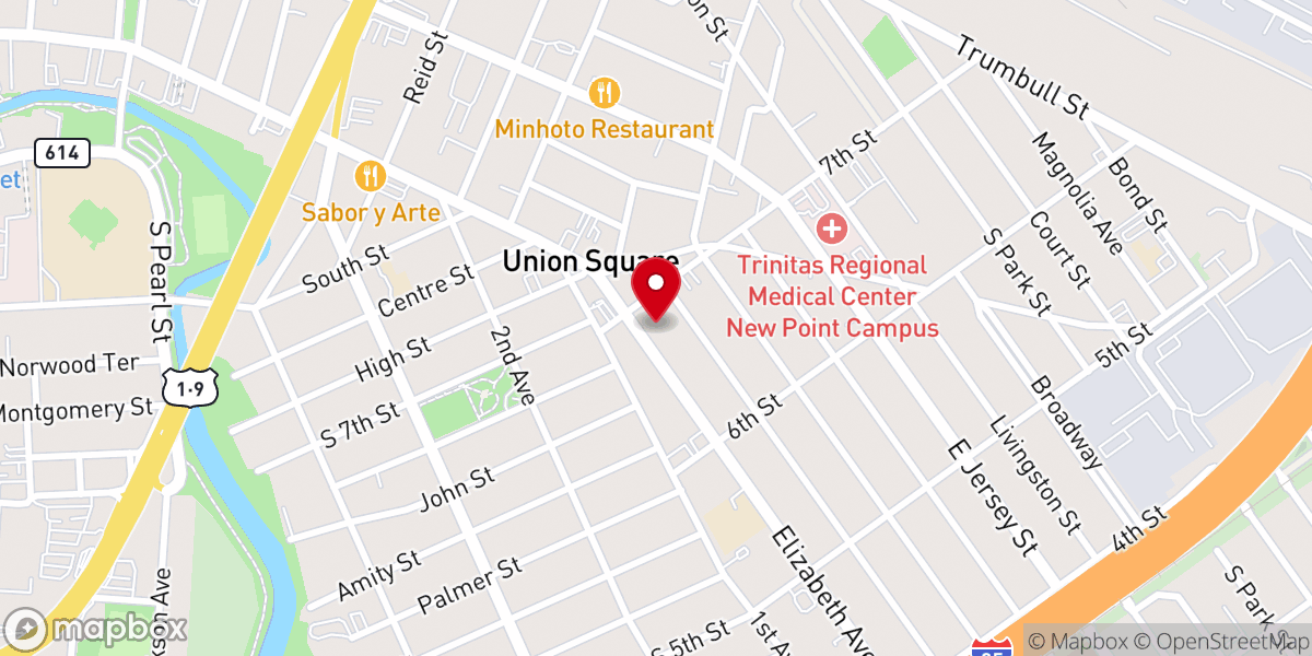 Map showing location of Comunidad Misionera Bethel