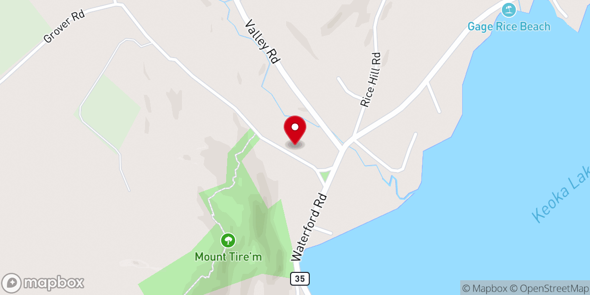 Map showing location of Wilkins House Community Hall