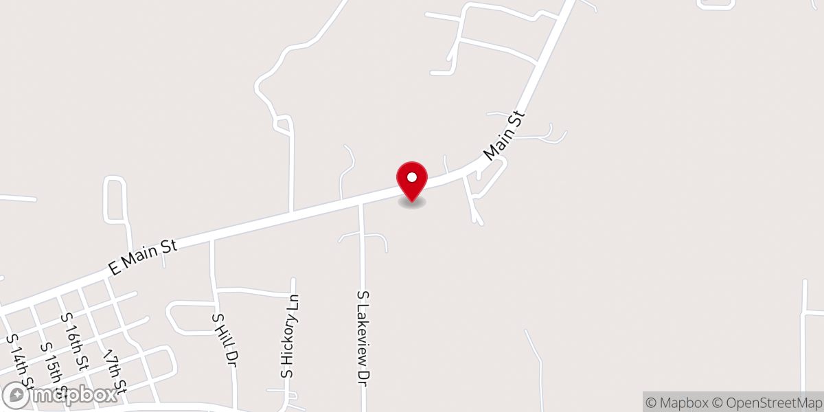 Map showing location of First Church of God