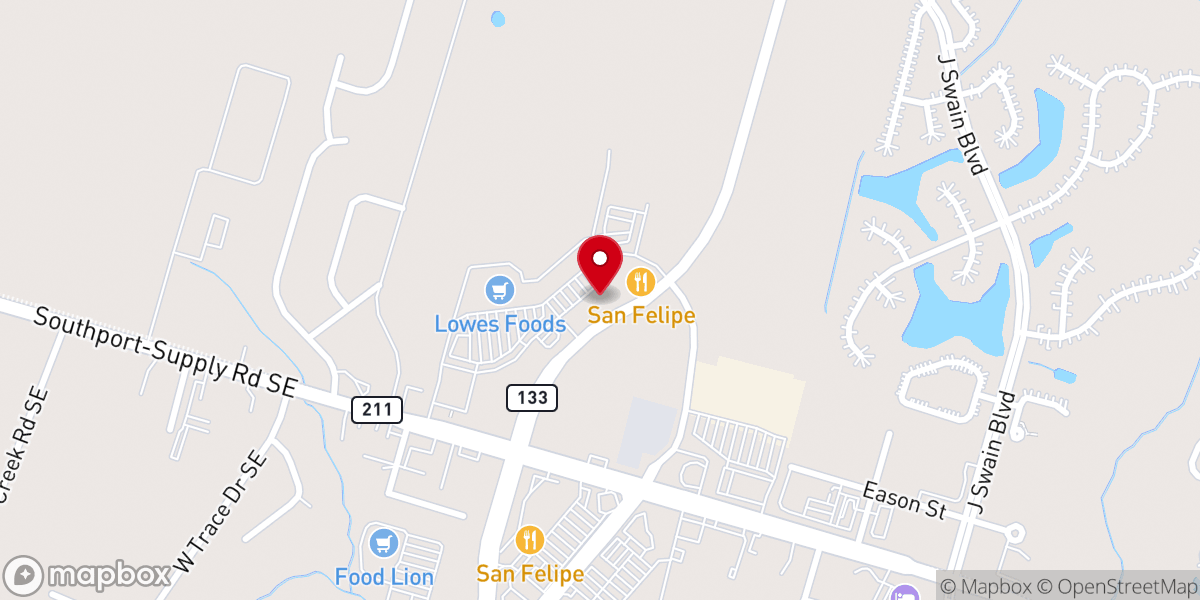 Map showing location of Ray Ray's Chicken Shack Southport