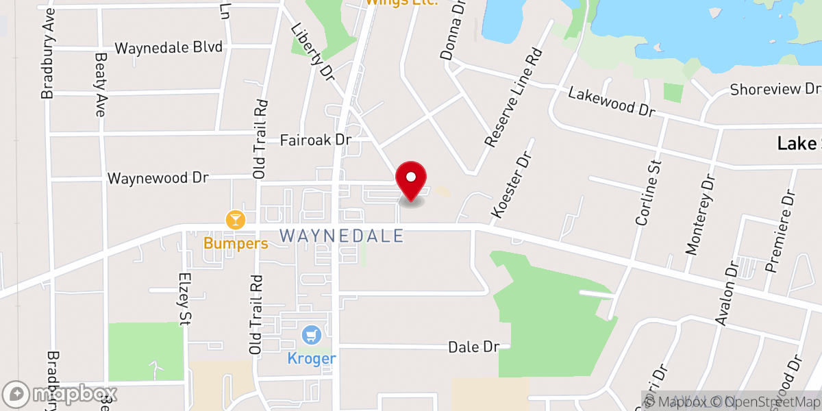 Map showing location of St. Andrew Ukrainian Catholic Church