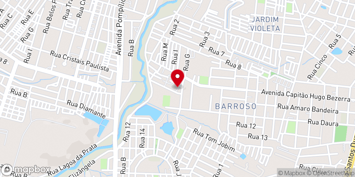 Map showing location of Igreja Pentecostal Sub Congregação A Nova Geração