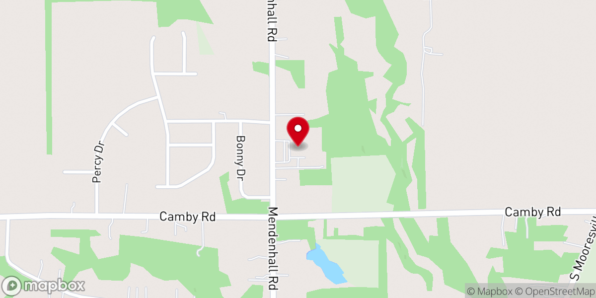 Map showing location of West Newton United Methodist