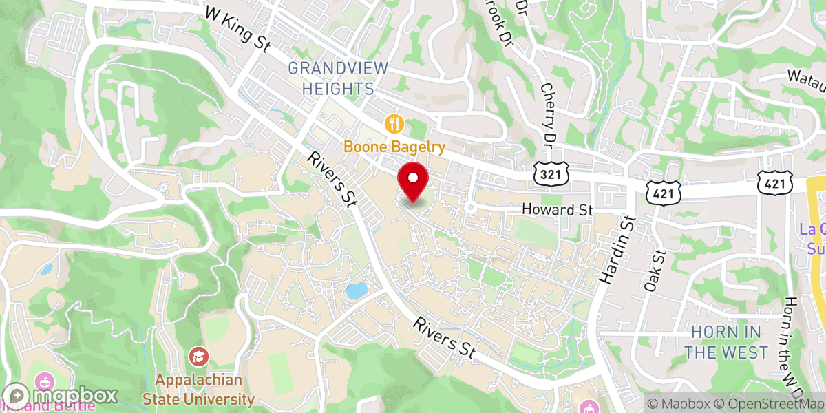 Map showing location of Chapell Wilson Hall