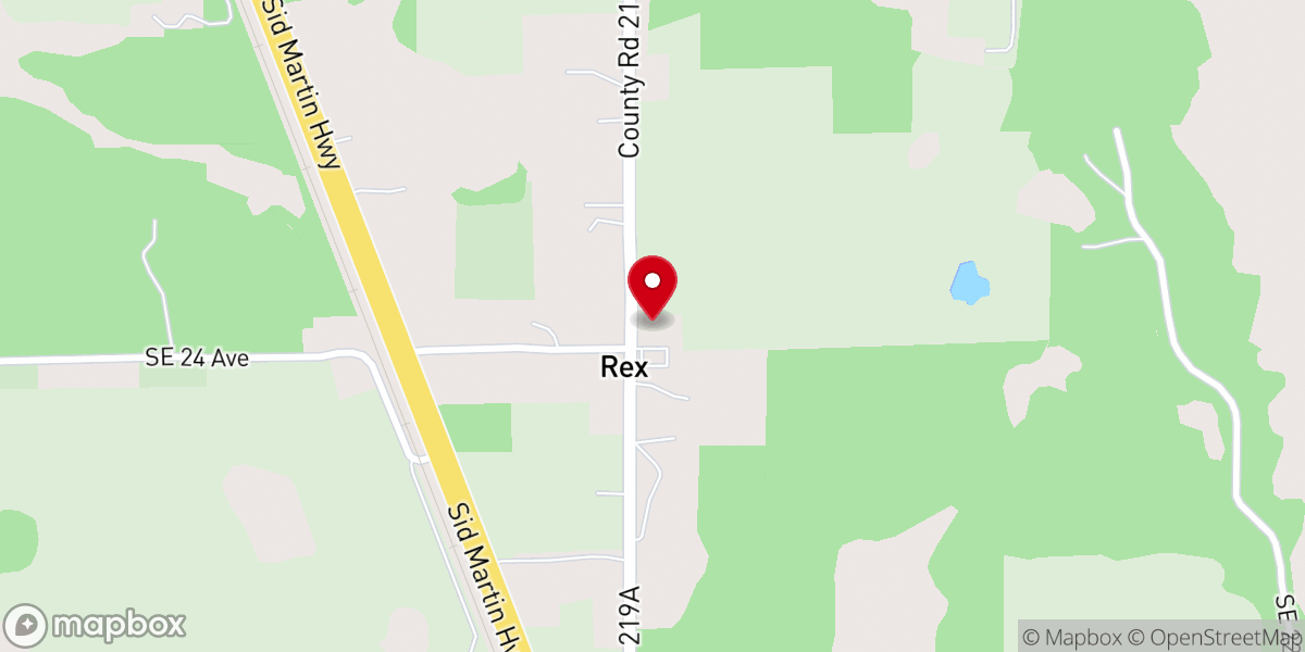 Map showing location of Eden Baptist Church