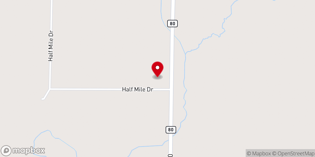 Map showing location of Trinity Evangelical Lutheran Church & School