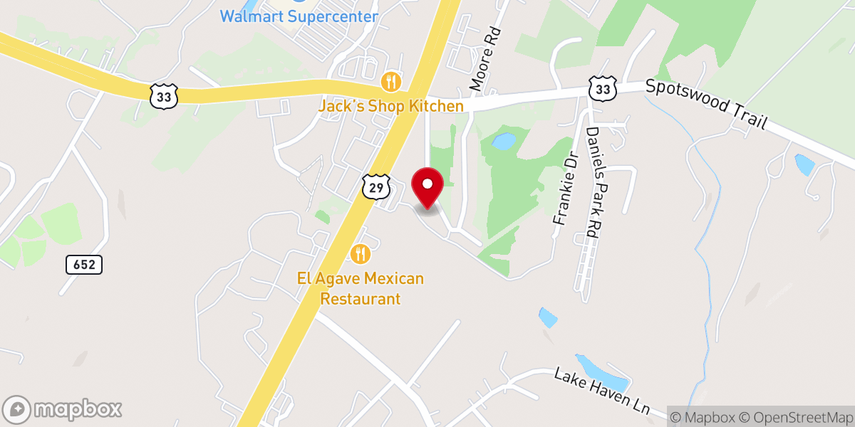 Map showing location of Bible Truth Baptist Church