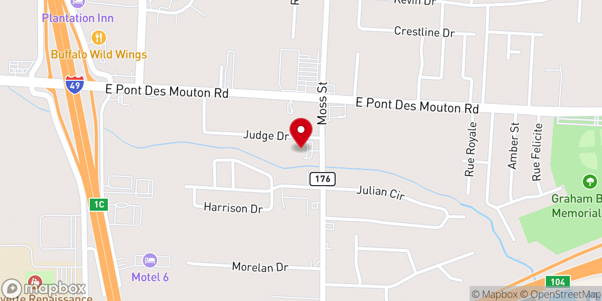 Map showing location of The Original Kevin Guidry Produce Market