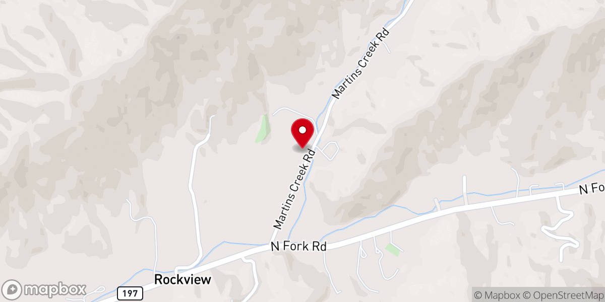 Map showing location of Lighthouse Baptist Church