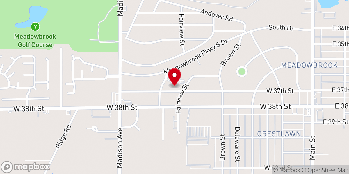 Map showing location of Journey Church