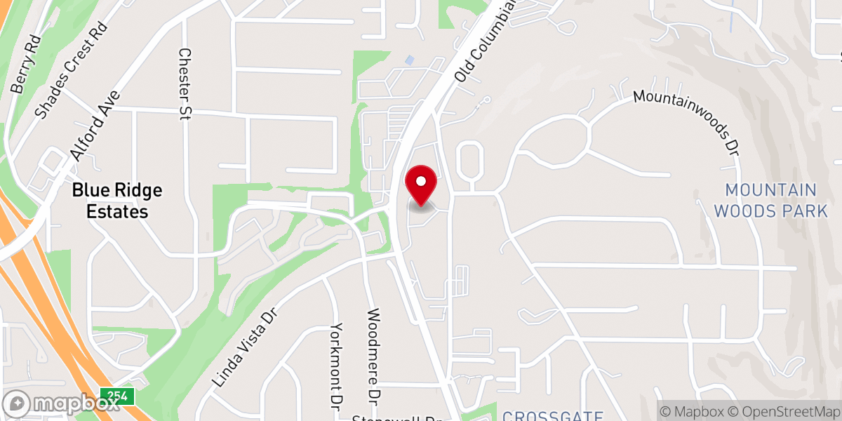 Map showing location of Horizon Church Assemblies of God