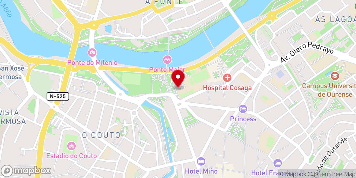 Map showing location of Colexio Plurilingüe María Auxiliadora Salesianos