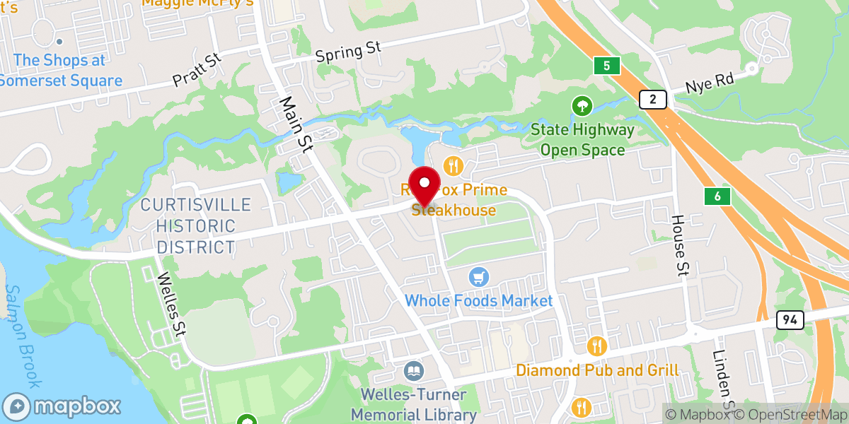 Map showing location of St. John the Baptist Ukrainian Catholic Church