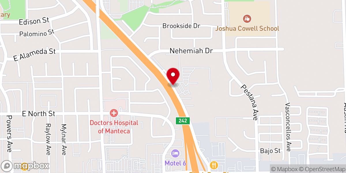 Map showing location of Refuge Church