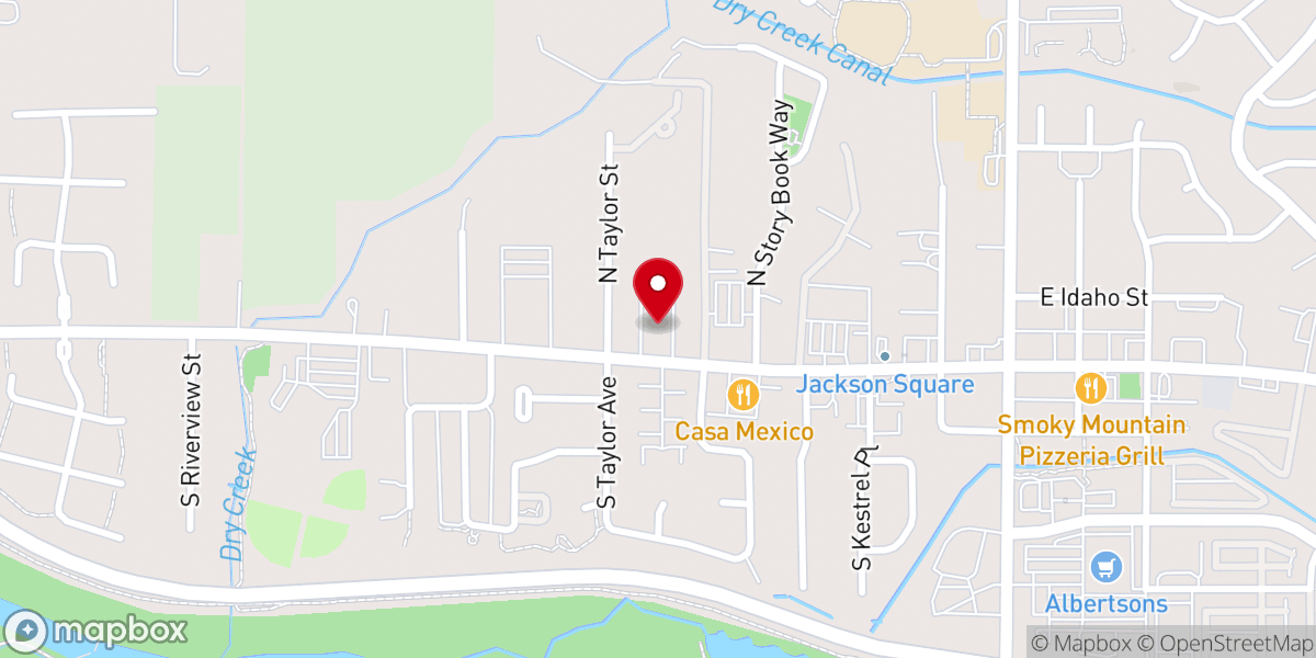 Map showing location of Crossroad Fellowship