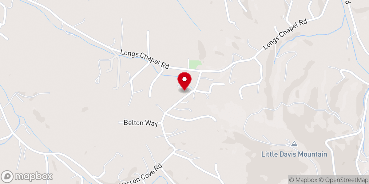 Map showing location of Long Chapel