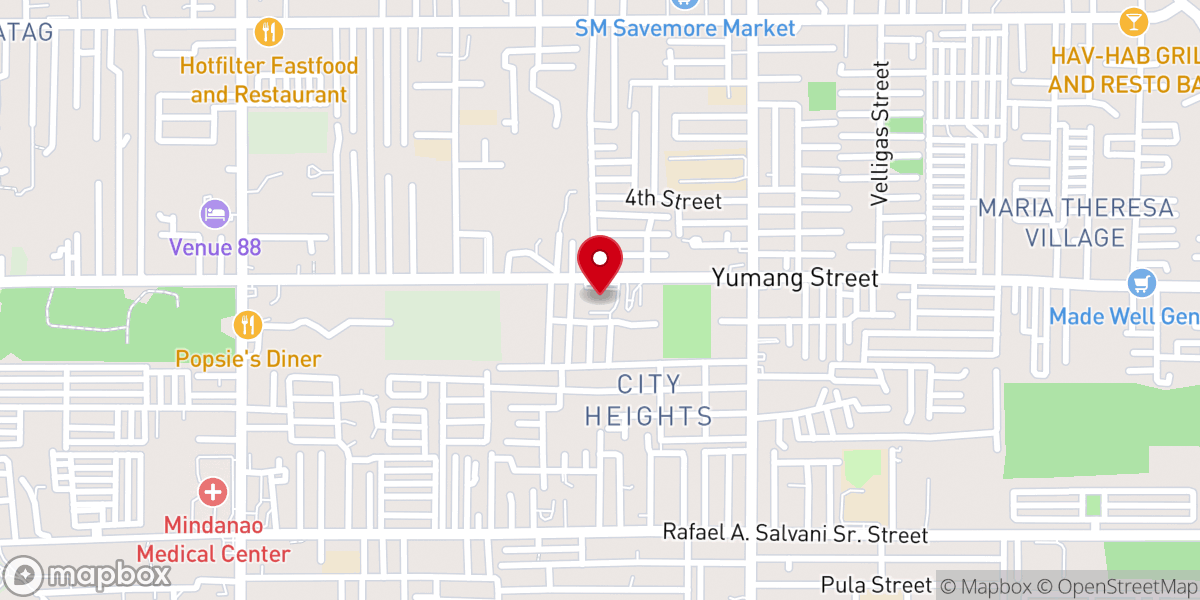 Map showing location of St. Michael the Archangel Parish