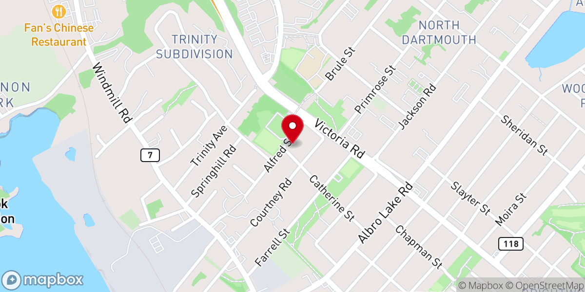 Map showing location of Holy Trinity Emmanuel Church