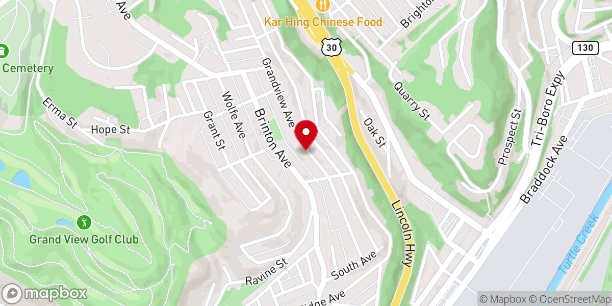 Map showing location of Muhleman Memorial United Methodist Church