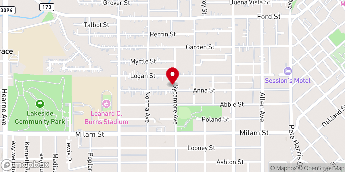 Map showing location of Progressive Christian Baptist
