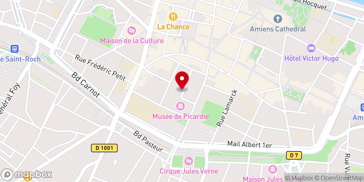 Map showing location of Église Évangélique - Assemblée de Dieu