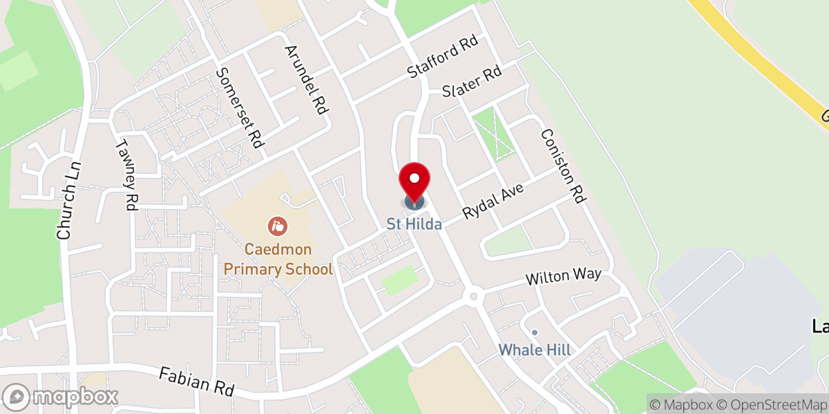 Map showing location of St Hilda Of Whitby C Of E Church