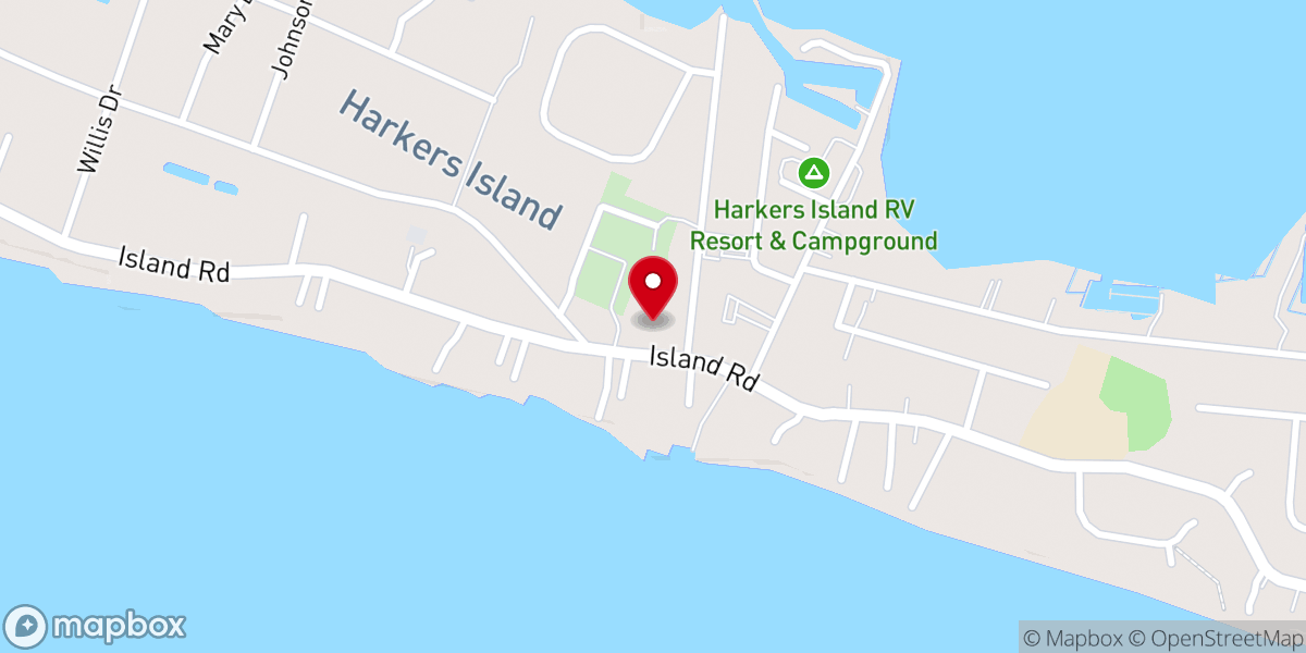Map showing location of Lighthouse Chapel