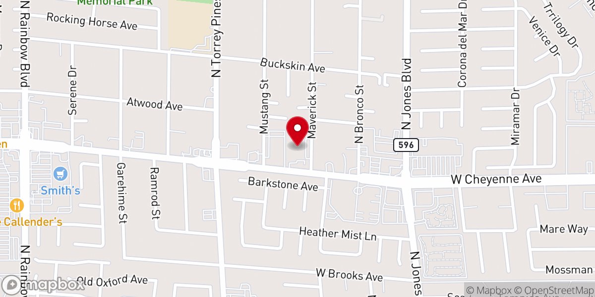 Map showing location of Destiny Christian Center